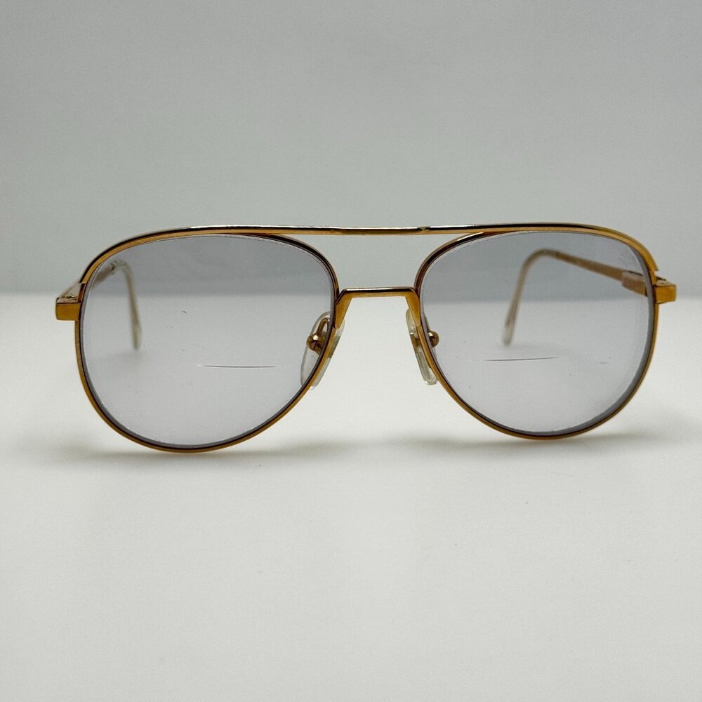 American Optical Eyeglasses Eye Glasses Frames EX590 Gold Z87 56-18-140